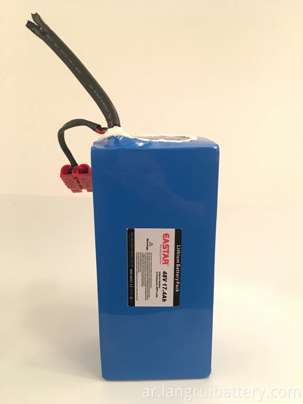48V with Rechargeable Li ion Battery